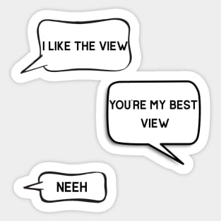 Best View Sticker